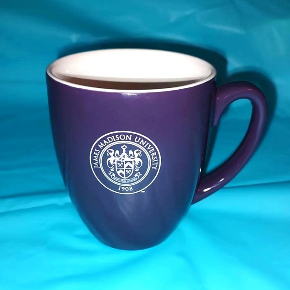 Jamestown Madison University Coffee Mug Purple, New, Collegiate, Collectible